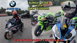 BMW S1000 RR 🚀 Sunday Ride With Super Bikes 🌄📍Chandigarh To Kalka bmws1000rr hyperride ns200 [upl. by Adev]