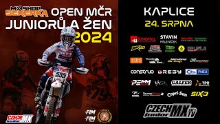 MX SHOP SEKERKA OPEN MČR JUNIORŮ A ŽEN  KAPLICE [upl. by Arocahs88]