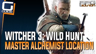 Witcher 3  Master Alchemist Location Sells all substance formulas like Nigredo Albedo Rebis [upl. by Agathy]