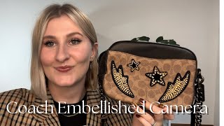 Coach Embellished Camera Bag Review [upl. by Adnahsam]