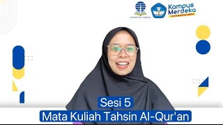 Sesi 5 Tutorial Online Tahsin AlQuran Universitas Terbuka [upl. by Sharl]