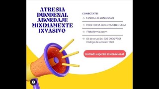 ATRESIA DUODENAL ABORDAJE MINIMAMENTE INVASIVO [upl. by Yslehc]