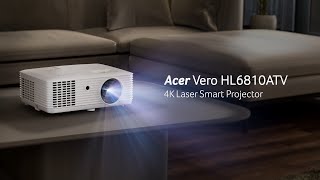 Acer Vero HL6810ATV  4K UHD Smart Projector  Acer [upl. by Wolram]