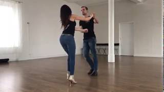 Bachata basic  Studio Tańca Anna Kowalska [upl. by Norward705]