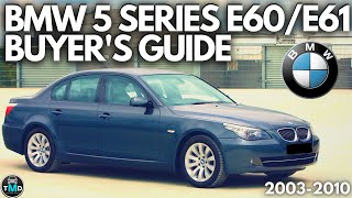 BMW 5 Series buyers guide E60E61 20032010 Reliability and problems 520525530535550 [upl. by Meekyh287]