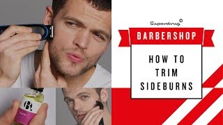 HOW TO  Trim Sideburns  Superdrug [upl. by Ariday372]