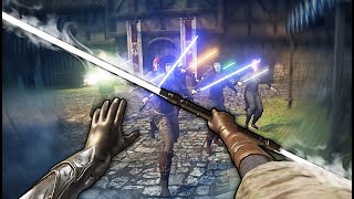 CUSTOM SILVER Bastila Shans Lightsaber Vs JEDI ARMY In VR [upl. by Grefe]