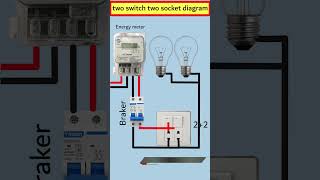 Wiring Like a PRO Two Switches Two Sockets and Two Bulbs Made Easy [upl. by Aneri]