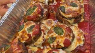 Eggplant Parm Stackers alla Maddalena❤️ [upl. by Langill]