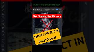 Adobe Photoshop for Beginners Get Started in 20 sec SMOKY EFFECT adobe tipsandtricks tutorial [upl. by Jaye365]