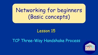 Lesson 15 TCP 3 Way Handshake Process [upl. by Jewell]