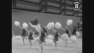 Pom pom girls at Kate Sessions Elementary in Pacific Beach in 1957 [upl. by Onfroi]