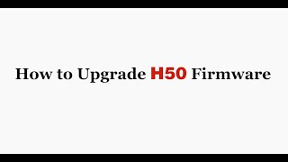 Thinkware Dash Cam Firmware Upgrade for H50 [upl. by Hoopes857]