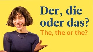 Der Die Oder Das  German Articles  German In 60 Seconds [upl. by Xyla]