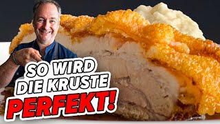 Bayerischer Schweinekrustenbraten  mit brutal knuspriger Kruste [upl. by Annawd]