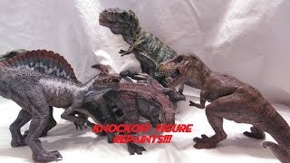 Papo Rebor Collecta Dinosaur Knockoff Repaints Jurassic Park Styles [upl. by Nanfa670]