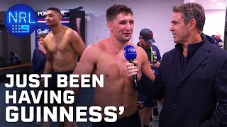 Victor Radley reveals diet of champions In the Sheds  NRL on Nine [upl. by Soni735]