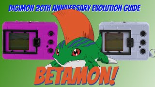 How To Get Betamon  Digimon VPet Evolution Guide  20th Anniversary Digimon Digivice [upl. by Ardnohsal]