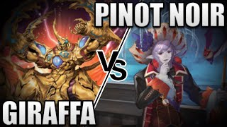 Super Wine Bros  Giraffa vs Pinot Noir  Cardfight Vanguard VPremium [upl. by Noelani]