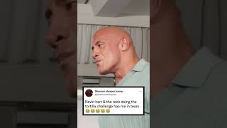 The Rock and Kevin Harts Insane Tortilla Challenge Showdown  Part 1 therock kevinhart funny [upl. by Etnomed]