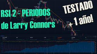 TESTEANDO LA ESTRATEGIA DEL RSI DE 2 PERIODOS DE LARRY CONNORS [upl. by Dotty]