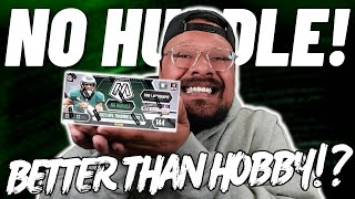 BETTER THAN HOBBY OPENING UP A 2023 PANINI MOSAIC FOOTBALL NO HUDDLE BOX [upl. by Ahsiekan963]