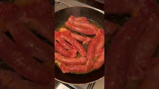 Cooking Merguez Sausage [upl. by Ehtyaf]