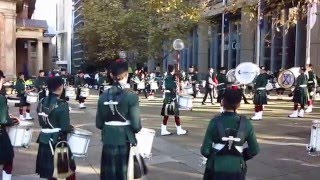 The Scots College Anzac Day 2016 Snare Drummers Practice [upl. by Petie834]