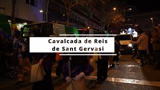 Cavalcada de Reis de Sant Gervasi 2024 [upl. by Anerom539]