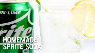 Homemade Sprite Soda [upl. by Marline]