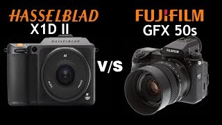 Hasselblad X1D Mark ii vs Fujifilm GFX 50s  Quick Camera comparison [upl. by Adnauqaj]