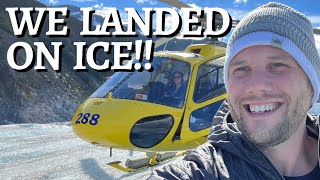 GLACIER Helicopter Shore Excursion in Juneau Alaska [upl. by Ydnys]