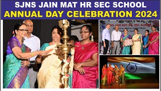 SJNS JAIN MAT HR SEC SCHOOL  ANNUAL DAY CELEBRATION 202425 [upl. by Nuajed]