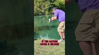 HOW TO Catfish Catch And Release 🐟💦 shorts fishing [upl. by Uah597]