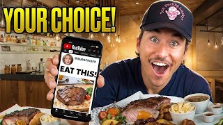 Letting My Subscribers Decide Where I Eat For 24 Hours [upl. by Brett]