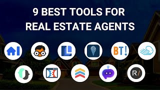 9 Best Tools for Real Estate Agents in 2024 AI Lead Generation Marketing CRM amp More [upl. by Etiuqram3]