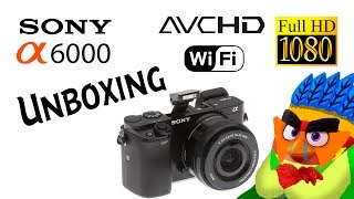 Sony A6000 SLR 1650mm PZ ILCE6000 Unboxing [upl. by Rexanna992]