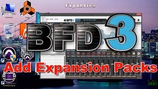 Fxpansion BFD3  Add Expansion Packs [upl. by Ayisan175]