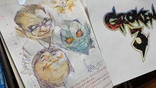 MITOGRAFIA  The Morning Random Sketches ✍️ Kenneth Rocafort  live drawing  118 [upl. by Tabina]