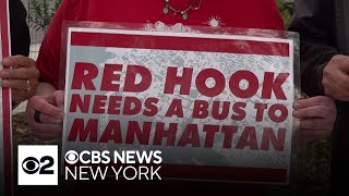 Red Hook residents call for express bus service to Manhattan [upl. by Eilliw219]