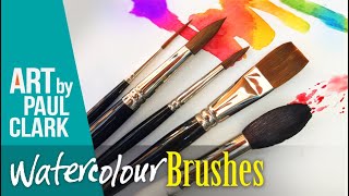 A full guide on the best brushes to use for watercolour painting [upl. by Poulter]