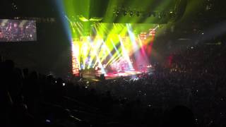 Rush R40 Tour Boston 2015 Opening video and The Anarchist [upl. by Atterahs368]