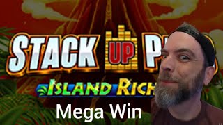 Stack Up Pays  Island Riches  1¢  75¢Spin  Mega Free Spins  Massive Win for the Bet Size [upl. by Nilecoj]