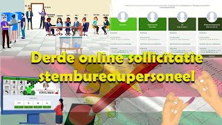 Derde online sollicitatie stembureaupersoneel [upl. by Pontone702]