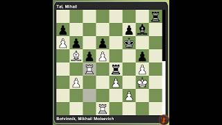 Mikhail Botvinnik vs Mikhail Tal  GAME 2  Titans Duel at the 1960 WCC mikhailtal [upl. by Peta]