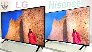 LG UT80 vs Hisense E7N Smart TV [upl. by Ttenna953]