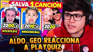 ALDOGEO REACCIONA A SALVA 1 CANCIÓN DEL 2000 vs 2010 vs 2020 [upl. by Eloisa]