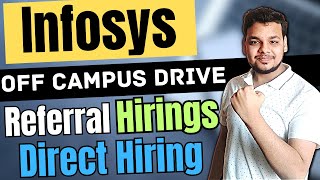 Infosys Hiring Freshers  OFF Campus Drive For 2024  2023  2022 Batch Hiring Latest 2024 Batch [upl. by Yerfoeg]