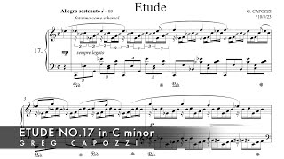 Etude No 17  Etudes for the Piano [upl. by Cichocki]