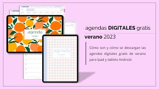 Agendas digitales gratis Ipad y Android [upl. by Tila]